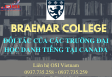 Braemar College - Đối tác của các trường đại học nổi tiếng