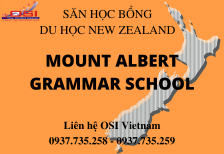 Săn học bổng New Zealand tại Mount Albert Grammar School 