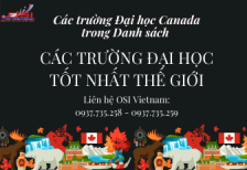 TOP 8 trường Đại học Canada trong danh sách trường tốt nhất thế giới