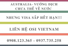 AUSTRALIA: VƯỚNG DỊCH CHƯA THỂ VỀ NƯỚC / VISA SẮP HẾT HẠN / PHẢI LÀM SAO???