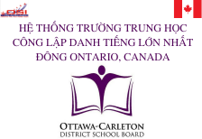 Ottawa Carleton District School Board - Hệ thống trường trung học công lập lớn nhất Đông Ontario