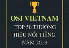 OSI Vietnam - Top 50 Thương Hiệu Nổi Tiếng 2013