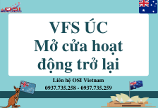 VFS Úc mở cửa trở lại từ 28/10/2020