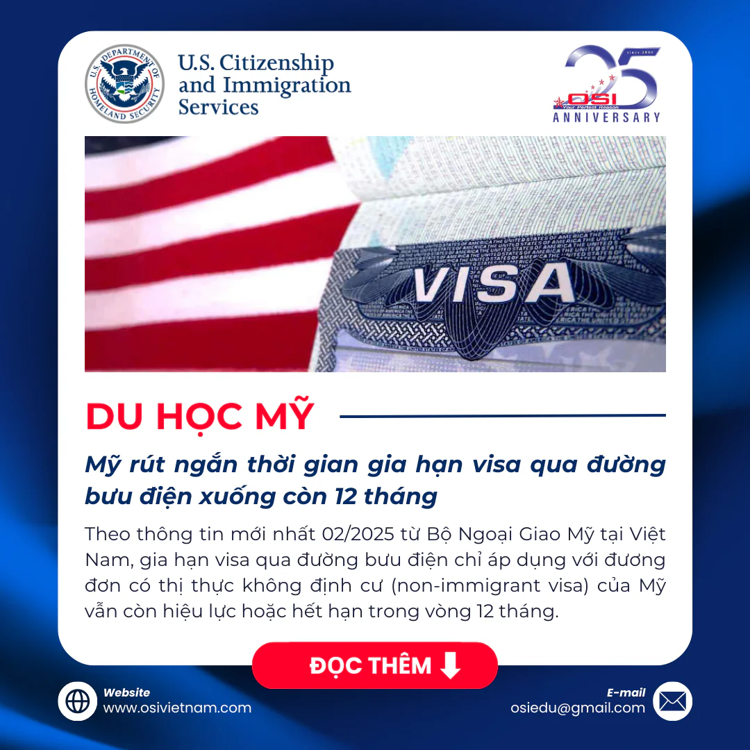 Xin Visa Du Học Mỹ 2025: Thủ Tục & Quy Trình Mới Nhất
